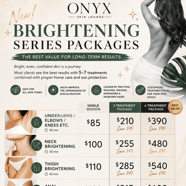 6 ANAL BRIGHTENING at Onyx Skin Lounge in Tucson, AZ