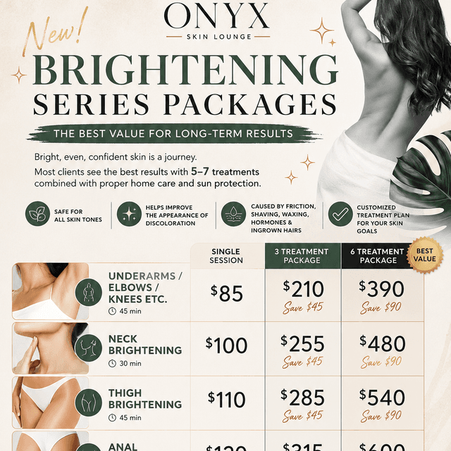 3 NECK BRIGHTENING at Onyx Skin Lounge in Tucson, AZ