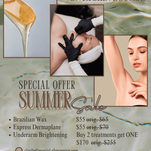 3 UNDERARM BRIGHTENING SESSIONS at Onyx Skin Lounge in Tucson, AZ
